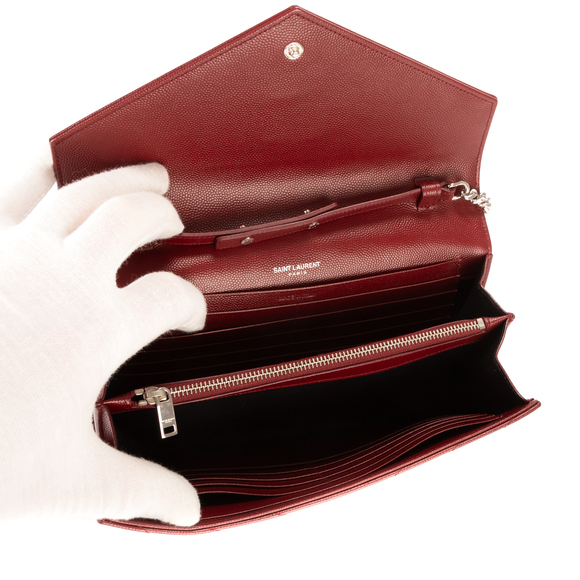 Saint Laurent Enveloppe Chain Wallet - Picture 9 of 10